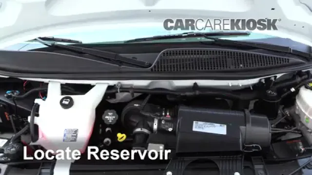 2017 GMC Savana 2500 4.8L V8 FlexFuel Extended Cargo Van Líquido limpiaparabrisas Agregar líquido